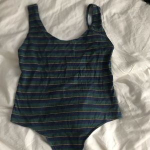 Pacsun striped bodysuit